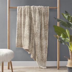 Oversized Faux Fur Throw (Color: as Pic)
